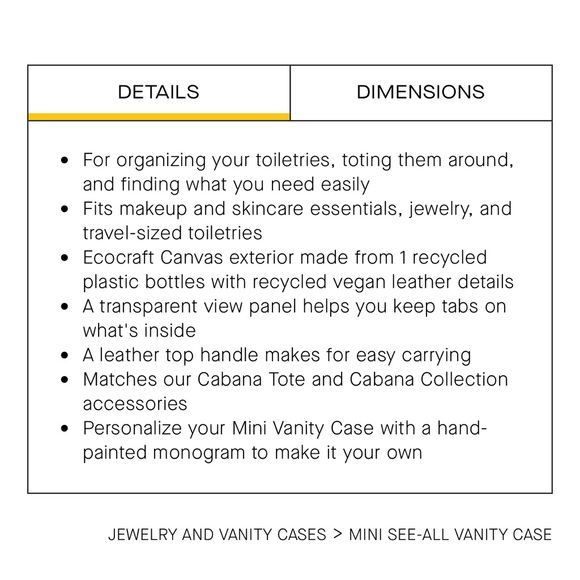 Paravel Mini See-All Vanity Case - Picture 3 of 9